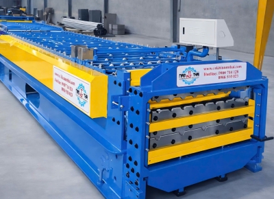 Máy Cán Tôn 2 Tầng Dập Vòm Chất Lượng Cao Cho Xưởng Sản Xuất