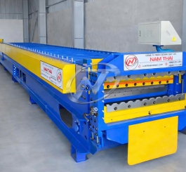 MÁY CÁN TÔN 2 TẦNG 11S-13S LAPHONG TÍCH HỢP DẬP VÒM 11S