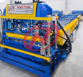 MÁY CÁN TÔN 1 TẦNG 7S -DẬP VÒM 7 SÓNG CAMPUCHIA