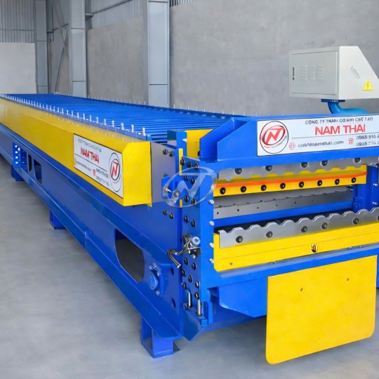 MÁY CÁN TÔN 2 TẦNG 11S-13S LAPHONG TÍCH HỢP DẬP VÒM 11S