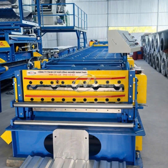 MÁY CÁN TÔN 2 TẦNG 9 SÓNG-13 SÓNG LAPHONG