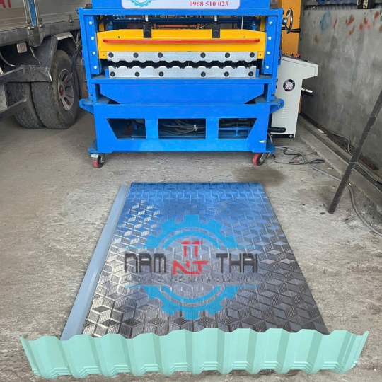 MÁY DẬP VÒM 1 TẦNG 11 SÓNG DẬP ĐƯỢC TÔN XỐP