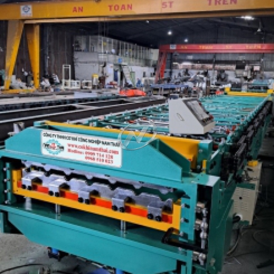 MÁY CÁN TÔN 1 TẦNG 7S -DẬP VÒM 7 SÓNG CAMPUCHIA