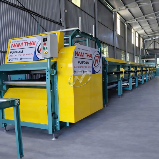 MÁY CÁN TÔN XỐP PU 3S - 5S Thái